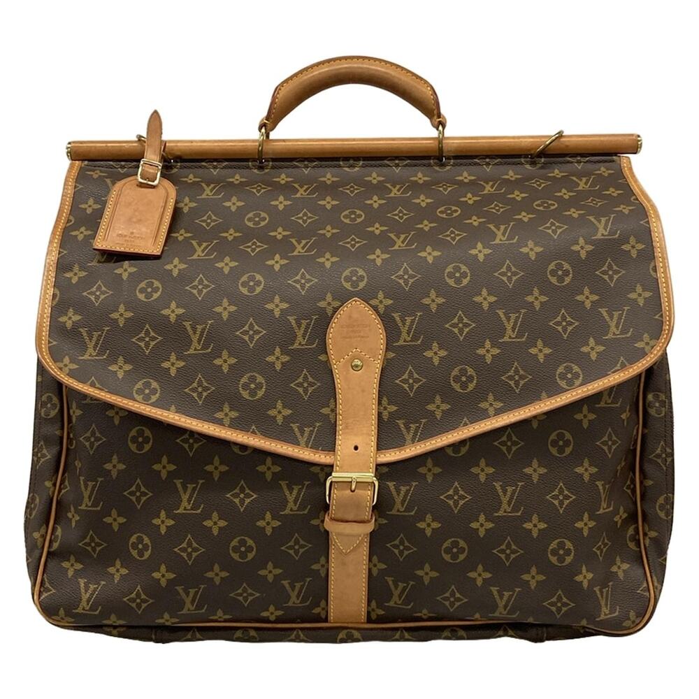 Louis Vuitton Hunting Bag Monogram Boston Bag M41140